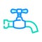 house faucet water color icon vector illustration