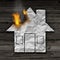 House Fire Concept