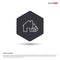 House on fire icon Hexa White Background icon template