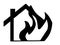 House fire insurance abstract concept