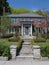 House with flagstone path