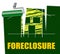 House Foreclosure Represents Home Residence And Foreclosed