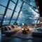 A house of the future built in an iceberg in Anarctica. Future living: innovative house within antarctic iceberg -