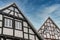 House gable of a half timbered House