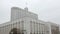 House of the Government of the Russian Federation in cloudy fall day