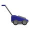 House grass cutter icon, cartoon style