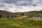 House in the hills near Halladale River, Northern Scotland.