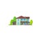 House home icon, bungalow cottage and real estate