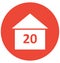 House, house address, Isolated Vector Icon which can be easily edit or modified.