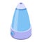 House humidifier icon, isometric style