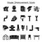 House improvement icon set