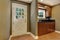 House interior. Entryway with Olive tones walls