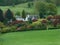 A house in the Lake District with lush gardens