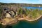 House on Lake Hartwell shore