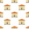 House on a light background, seamless image 4