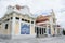 House in Lisbon covered with azulejo.