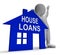House Loans Home Shows Borrowing Repayments