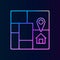 House, location, map nolan icon. Simple thin line, outline vector of real estateicons for ui and ux, website or mobile application