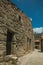 House made of stone with wooden door