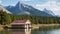 House on the Maligne Lake