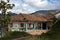 House with milk canteens in rural area