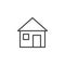 House model outline icon