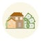 House and Money Business Concept