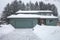 House in Morgantown, WV after a big snow January storm