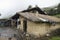 House mud adobe Andes Peru