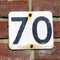 House number seventy - 70