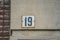 House number thirty nineteen 19