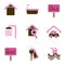 House object icon set