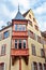 House with oriel in Colmar Alsace France