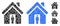 House Owner Composition Icon of Round Dots