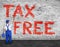 House painter paints tax free inscription