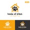 House Of Paws Logo / Icon Vector Design Business Logo Idea