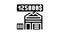 house price glyph icon animation