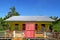 House on Pulau Ketam (Crab Island), Malaysia.