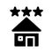 House Rating Icon Vector Symbol Design Illustration