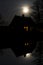 House, refelection and Moon