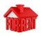 House for Rent Icon Isolated
