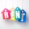 House for rent. Vector illustration. Home rent icon