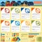 House repair infographic, set elements