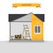 House repair infographics. Hand tools for home renovation and improvement. Flat style, vector illustration.