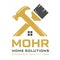 House reparation logo design vector illustration