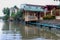 House by the river in southeast asia in Bangkok