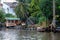 House by the river in southeast asia in Bangkok