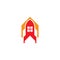 House Rocket logo vector Design