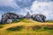 House between the rocks in Meneham village, Kerlouan, Finistere, Brittany (Bretagne), France