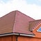 The house with a roof of classic tiles